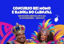Estão abertas as inscrições para Rei Momo e Rainha do Carnaval 2026 de Juazeiro-BA