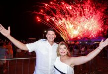 Virada Petrolina 2026 reúne multidão na Orla com show de luzes e música às margens do Velho Chico