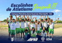 APA anuncia nova escolinha de atletismo no Campus Petrolina Zona Rural do IFSertãoPE