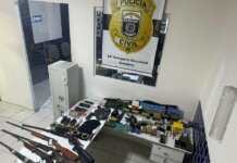 Operação “Intéritus” prende quatro pessoas e apreende arsenal de armas no Sertão de Pernambuco