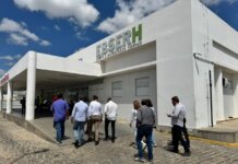 Vice-presidente e diretora de administração e infraestrutura da Ebserh visitam HU-Univasf para acompanhar melhorias estruturais