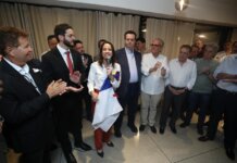 Em Brasília, Raquel mostra força e comanda, ao lado de Kassab, encontro de prefeitos, parlamentares e lideranças do PSD