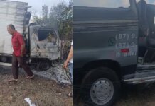 Colisão entre van do TFD e caminhão deixa vários mortos na PE-360, em Floresta