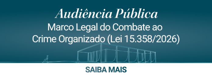 Banner na cor azul e o texto na cor branca 