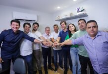 Ao lado de Miguel, prefeito Simão declara apoio a Mendonça Filho ao Senado