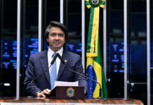 Senado aprova MP do financiamento de veículos para motoristas de aplicativo e taxistas À tribuna, em discurso, senador Giordano (Podemos-SP).