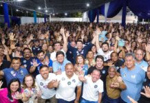 Miguel, Antonio Coelho e Fernando Filho reúnem mais de 5 mil pessoas em grande ato em Petrolina