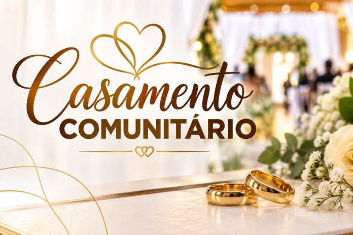 Casamento Comunitário com Alianças Douradas