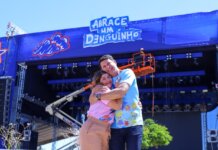 Prefeito Simão e Alinne Durando acompanham últimos detalhes para o festival infantil Abrace um Denguinho