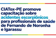 CIATox-PE promove capacitação sobre acidentes escorpiônicos para profissionais de saúde de Fernando de Noronha e Igarassu CIATox-PE promove capacitação sobre acidentes escorpiônicos para profissionais de saúde de Fernando de Noronha e Igarassu